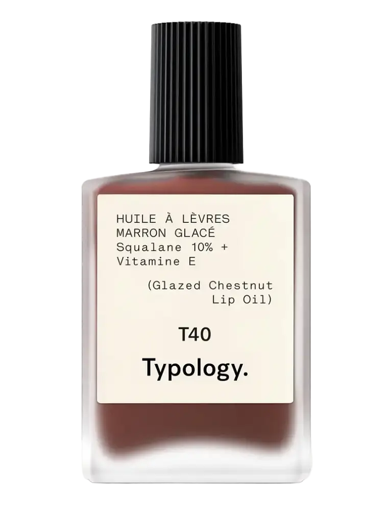 Typology T40 Tinted Lip Oil Glazed Chestnut