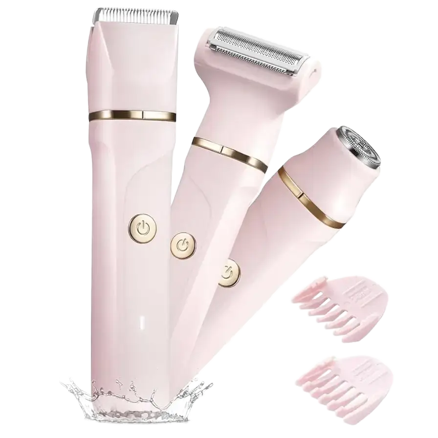 Areyzin Bikini Trimmer Women 3 In 1 Pink