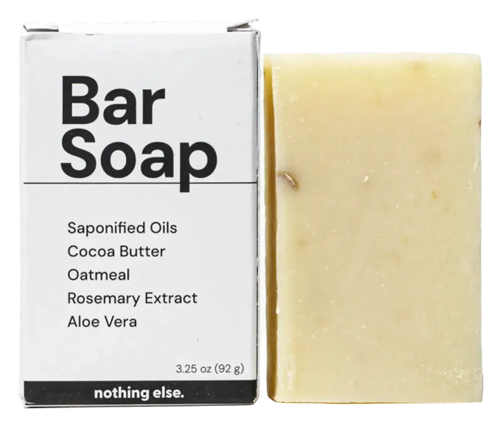 nothing else. Bar Soap