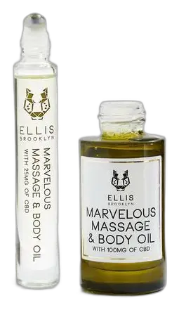 Ellis Brooklyn Marvelous CBD Massage & Body Oil