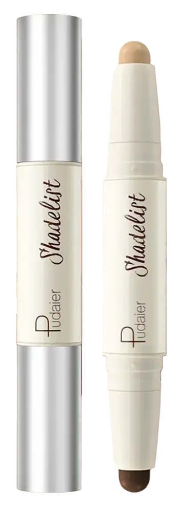 Pudaier 2-In-1 Contour & Highlight Pen #02 Sand & Coffee