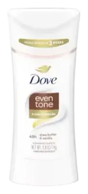 Dove Even Tone Antiperspirant Deodorant Stick Shea Butter & Vanilla