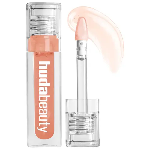 Huda Beauty Faux Filler Tinted Jelly Lip Oil Juicy Peach