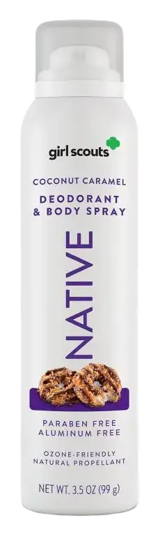 Native Deodorant & Body Spray Coconut Caramel Cookie