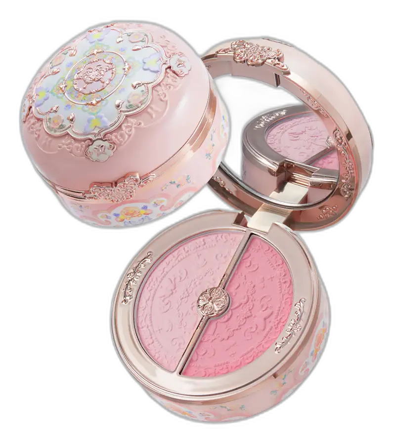 Flower Knows Butterfly Cloud Collar Rouge Box Highlighting & Blush Duo Powder 03 Pastel Lotus