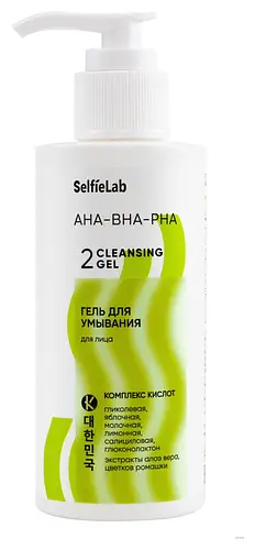 SelfieLab AHA-BHA-PHA Cleansing Gel
