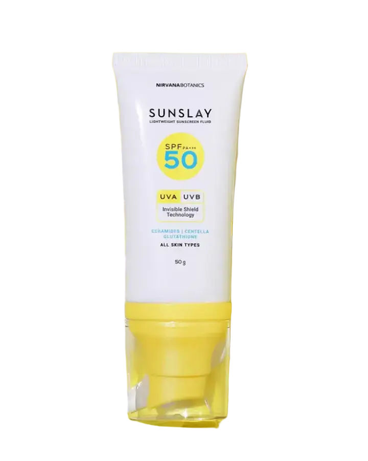 Nirvana Botanics Sunslay Lightweight Sunscreen Fluid SPF 50