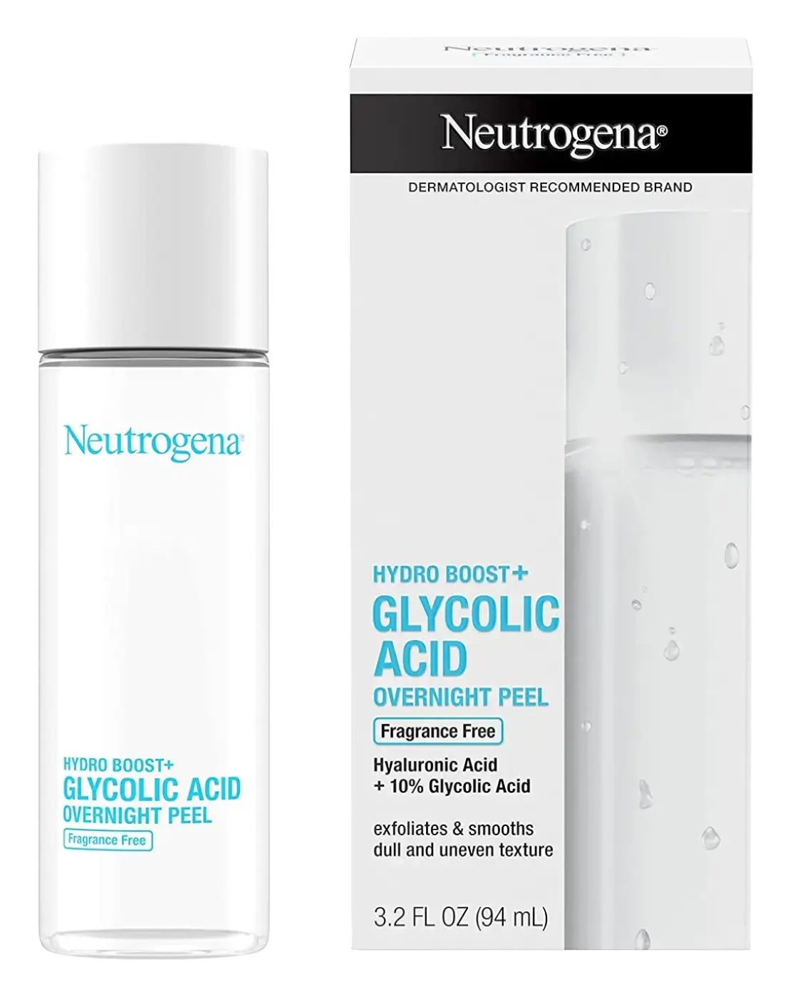 Neutrogena Hydro Boost+ Glycolic Acid Overnight Peel Fragrance Free