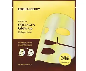 Eqqualberry Collagen Glow Up Hydrogel Mask