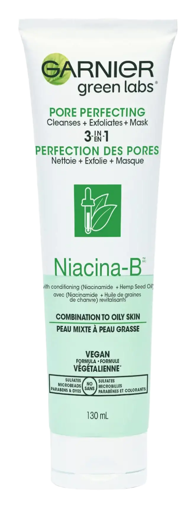 Garnier Canna-B Pore Perfecting 3-in-1 Cleanser + Exfoliator + Mask