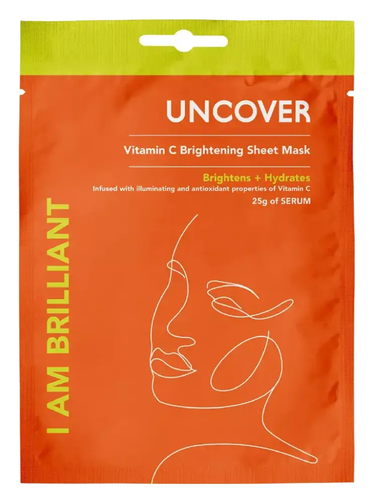 Uncover I Am Brilliant Vitamin C Brightening Sheet Mask
