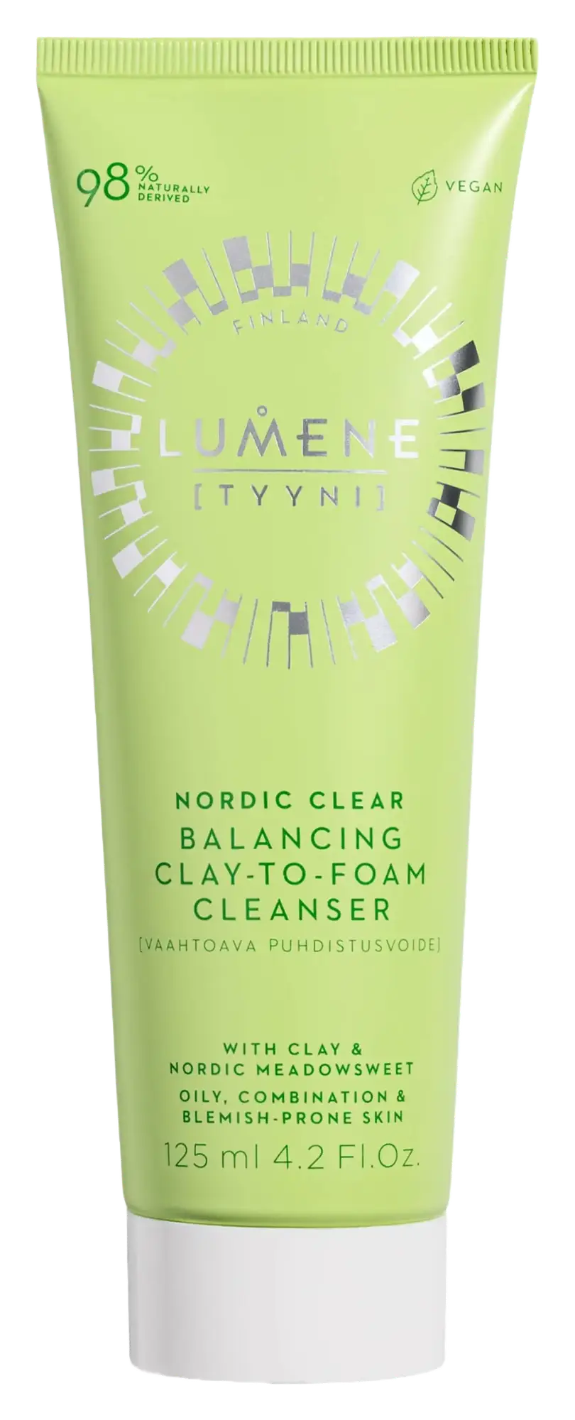 Lumene Tyyni Nordic Clear Balancing Clay-to-Foam Cleanser