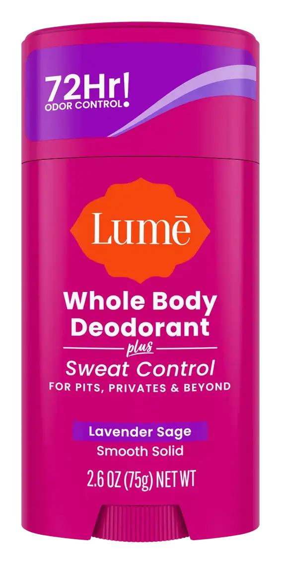 Lume Solid Stick Deodorant + Sweat Control Lavender Sage