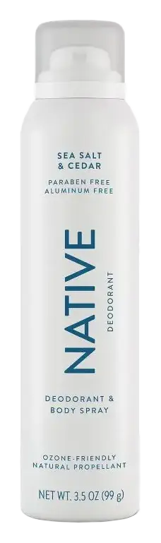 Native Deodorant & Body Spray Sea Salt & Cedar