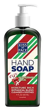 Kiss My Face Holiday Hand Soap Peppermint