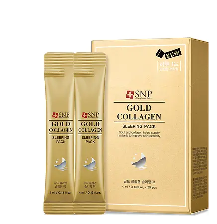 SNP Gold Collagen Sleeping Pack