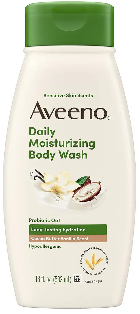 Aveeno Daily Moisturizing Body Wash Cocoa Butter Vanilla