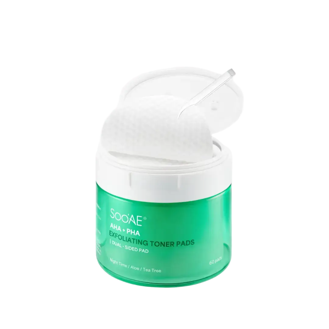 Soo'AE AHA + PHA Exfoliating Toner Pads