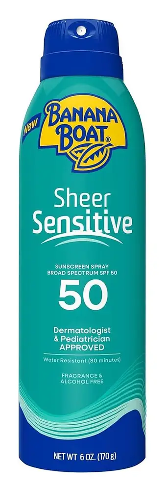Banana Boat Sheer Sensitive Sunscreen Spray SPF 50