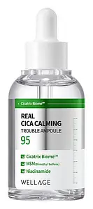 Wellage Real Cica Calming 95 Trouble Ampoule