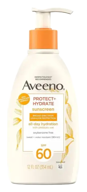 Aveeno Protect + Hydrate Sunscreen Moisturizing Body Lotion SPF 60