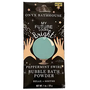 Onyx Professional Bubble Bath Powder My Future Looks Bright (Peppermint Swirl)
