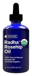 Radha Beauty 100% Pure and Organic Rosehip Oil