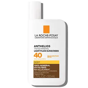La Roche-Posay Anthelios Tinted Mineral Light Fluid Sunscreen SPF 40 Deep