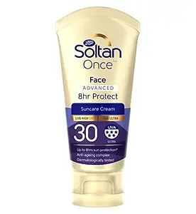 Boots Soltan Once Advanced Face 8Hr Protect SPF30 Sun Cream