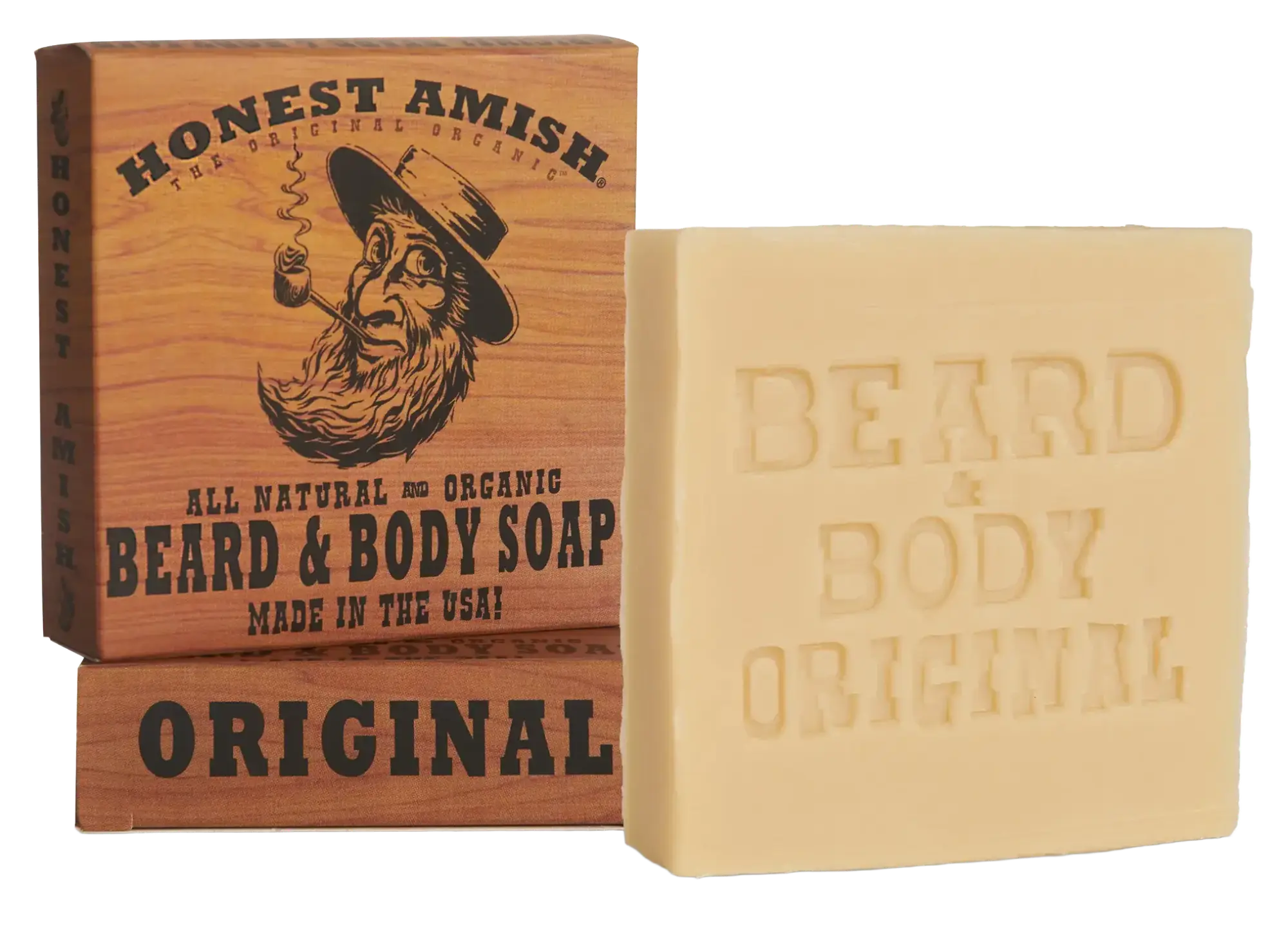 Honest Amish All Natural And Organic Beard & Body Soap Original