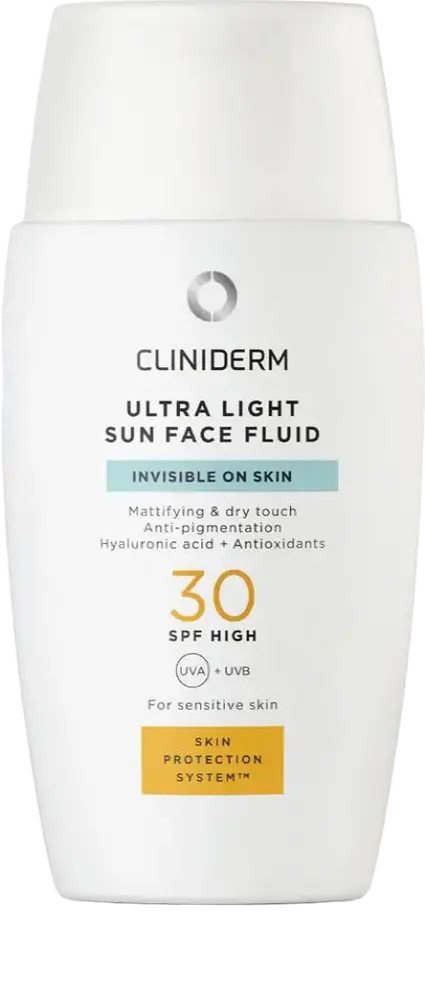 Cliniderm Ultra Light Sun Face Fluid SPF 30