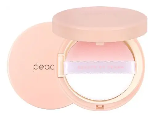 Peach C Honey Glow Cover Cushion SPF 50+ #01 Ivory