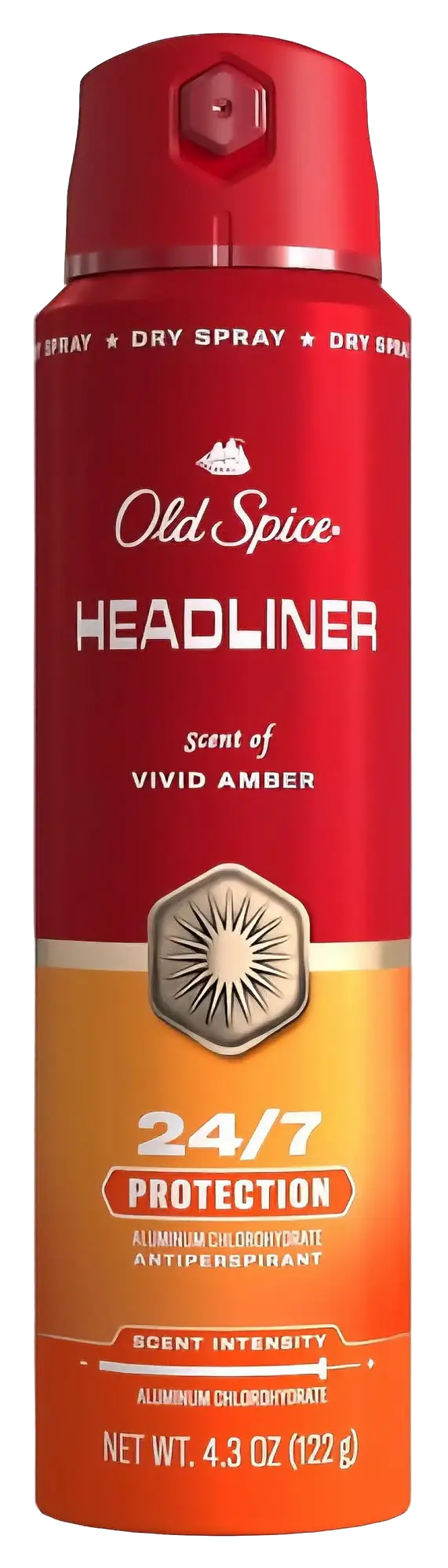 Old Spice GentleMan's Red Collection Antiperspirant Dry Spray Headliner