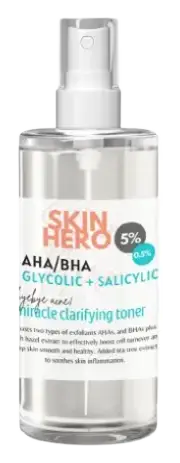 Skin Hero Byebye Acne AHA/BHA Miracle Clarifying Toner