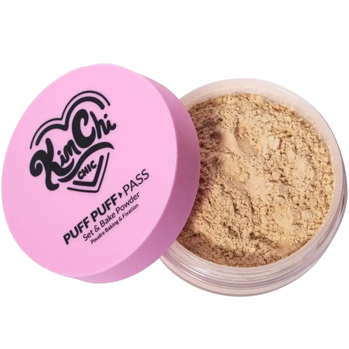 KimChi Chic Beauty Puff Puff Pass Set & Bake Powder 04 Peachy