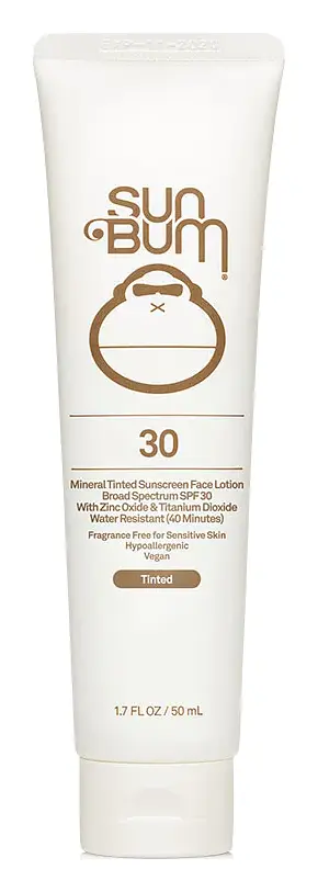 Sun Bum Mineral SPF 30 Tinted Sunscreen Face Lotion