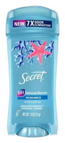 Secret Fresh Clear Gel Antiperspirant Deodorant Ocean Breeze