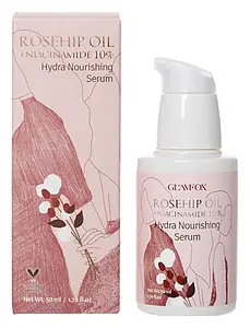 GLAMFOX Rosehip Oil + Niacinamide 10% Hydra Nourishing Serum