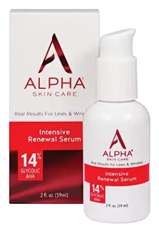 Alpha Skin Care Intensive Renewal Serum 14% Glycolic Alpha Hydroxy Acid