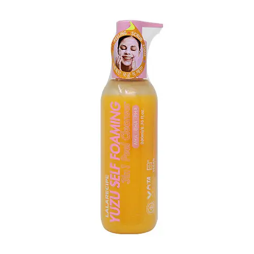 Lalarecipe Yuzu Self Foaming 3 In 1 Peel Cleanser
