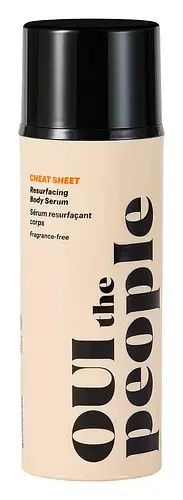 Oui the People Cheat Sheet Resurfacing Body Exfoliant Serum with AHA + BHA