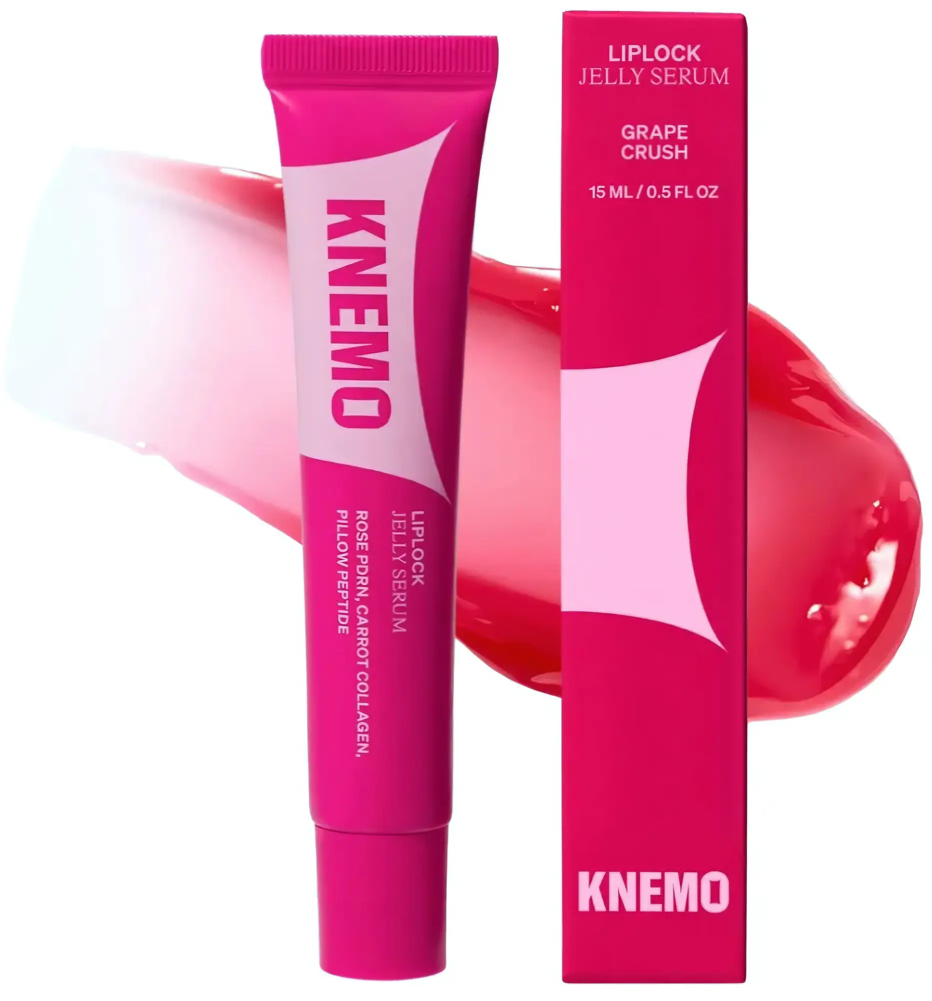 Knemo Liplock Jelly Serum Grape Crush