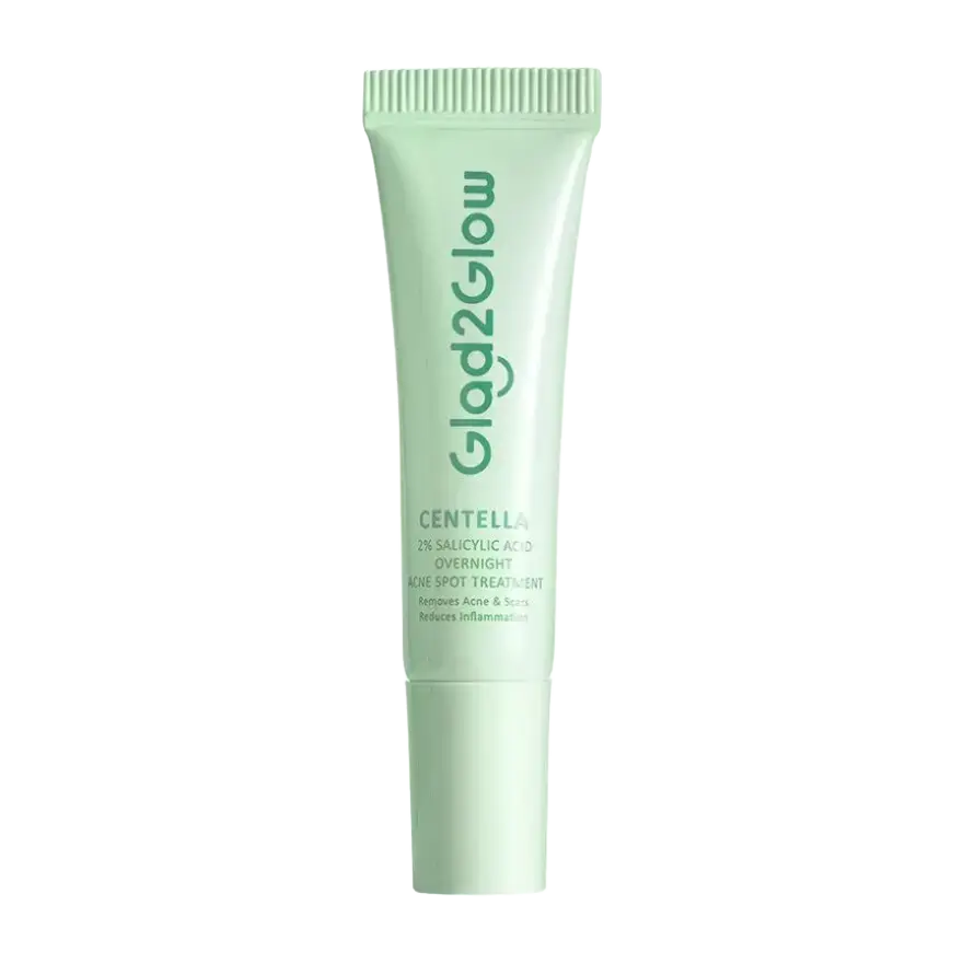 Glad2Glow Centella 2% Salicylic Acid Overnight Acne Spot Treatment