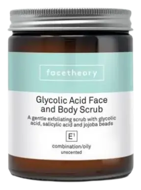 FaceTheory Glycolic Face Scrub E1 (Unscented)