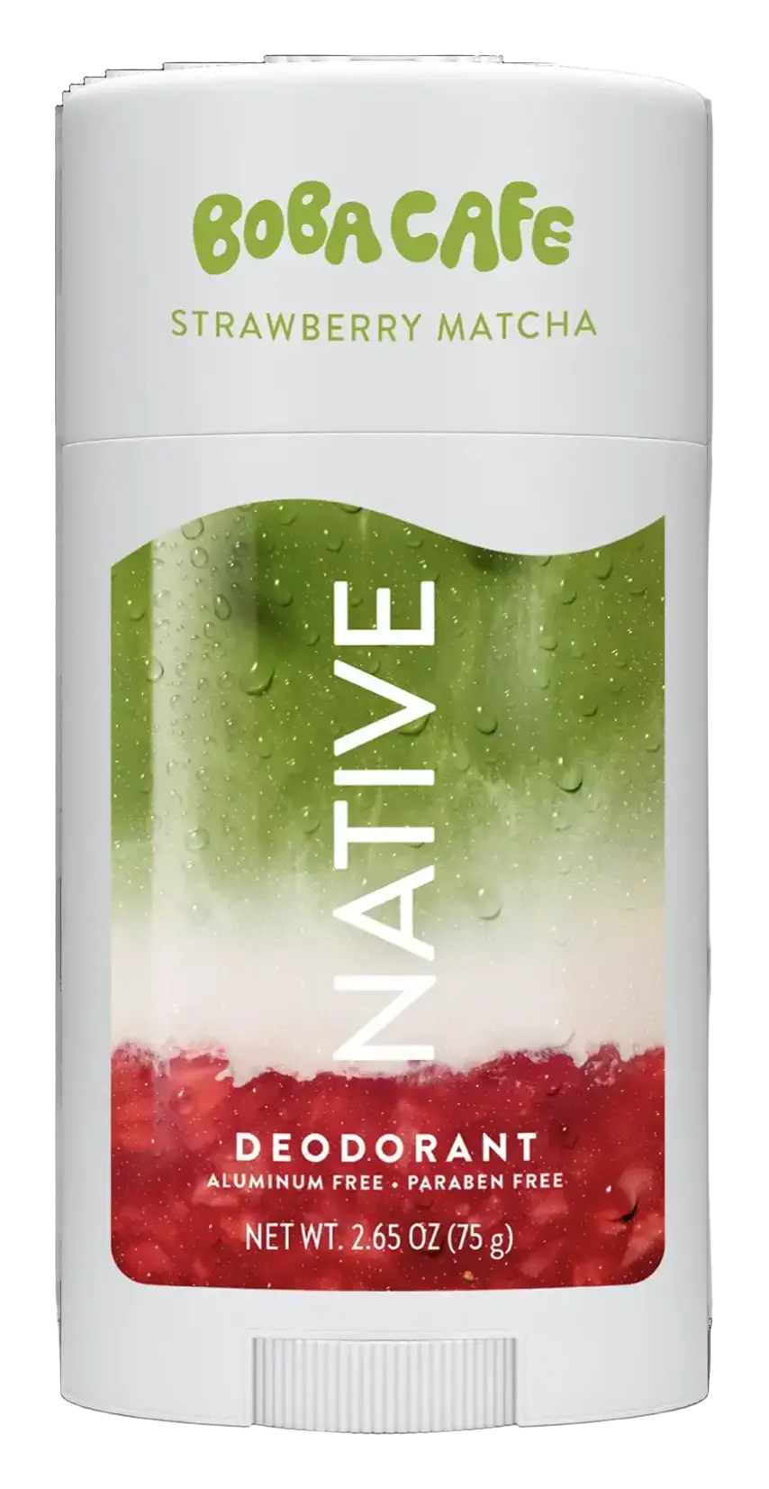 Native Boba Cafe Deodorant Strawberry Matcha
