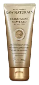Recipe For men Raw Naturals Transparent Shave Gel
