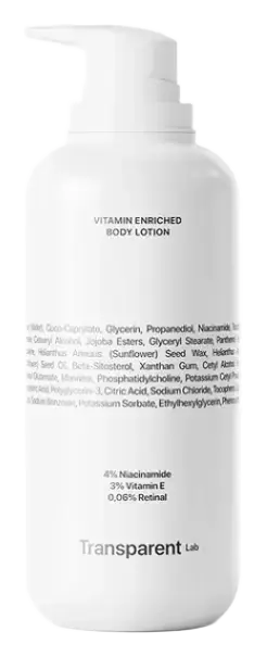 Transparent Lab Vitamin Enriched Body Lotion