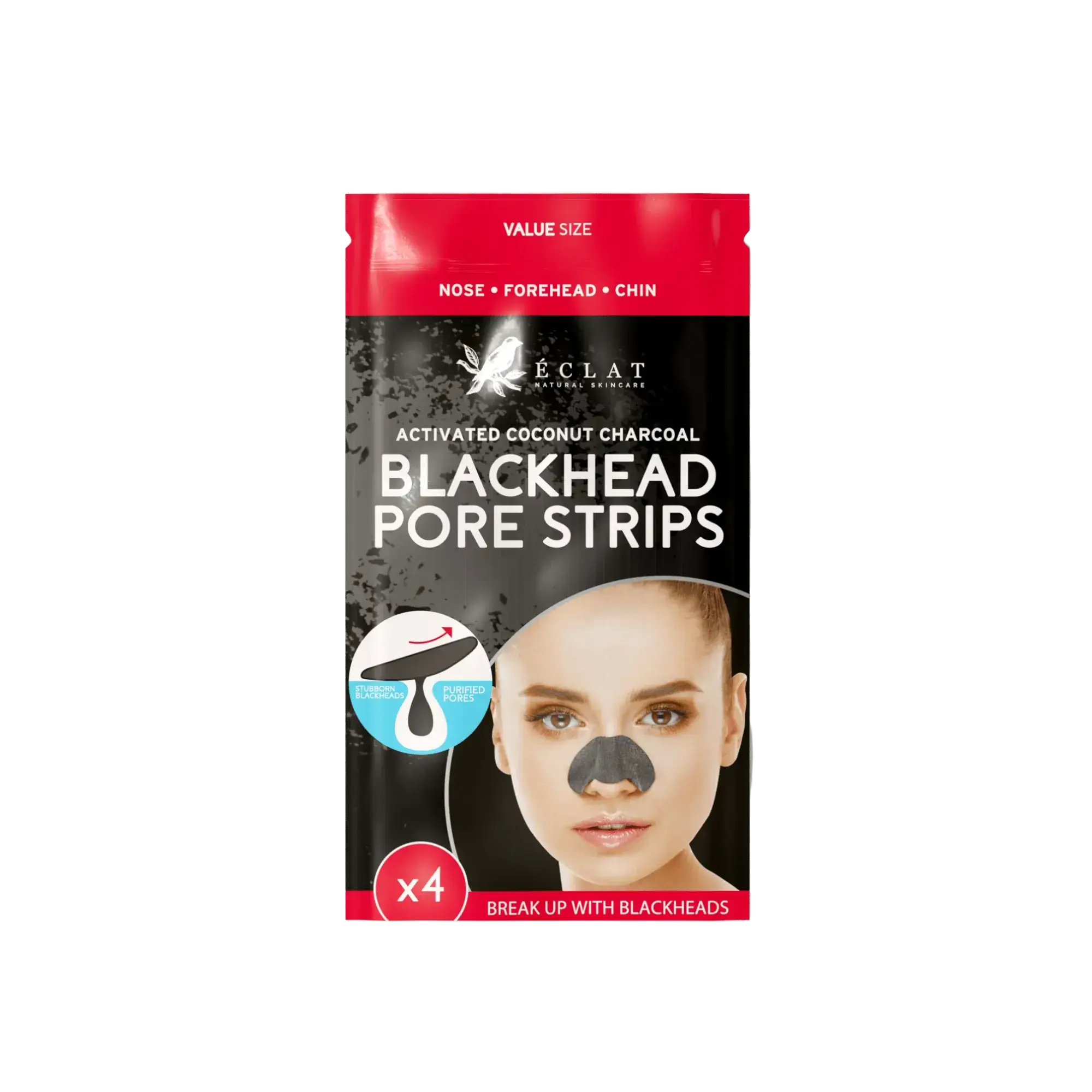 Eclat Natural Skincare Blackhead Pore Strips