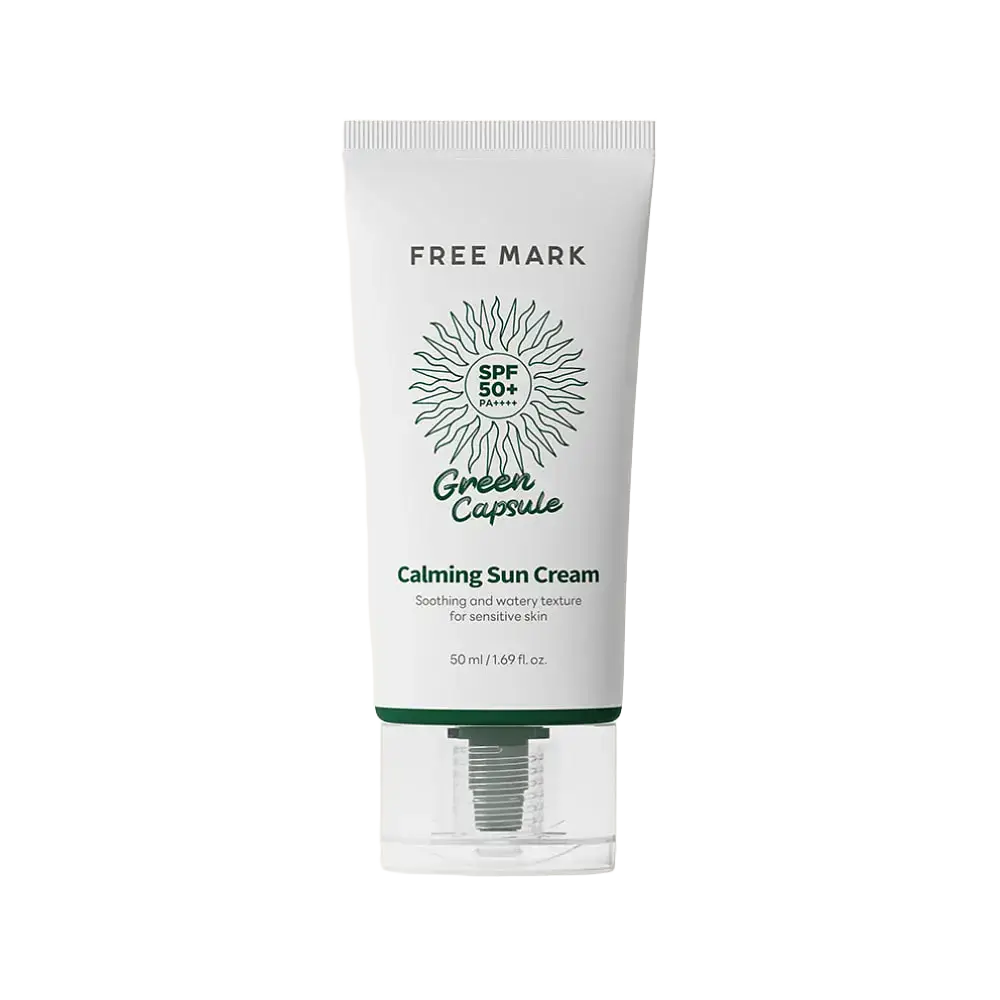 Jaminkyung Free Mark Green Capsule Calming Sun Cream SPF50+ PA++++