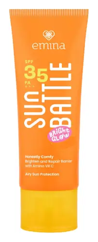 Emina Sun Battle Bright Glow Sunscreen Serum SPF 35 PA+++